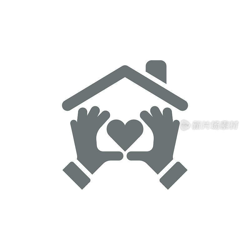 Love home icon